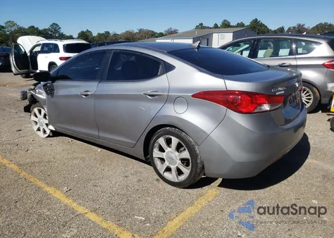 2012 Hyundai Elantra Gls from USA, damaged, VIN KMHDH4AE4CU299819